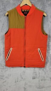 Foursquare Snowboard Jacket Men's Small Hunter Orange Streetwear Artillery Vest 