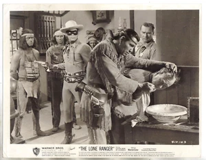 1956 THE LONE RANGER Vintage ORIGINAL 8" x 10" Promo Press Photo C. MOORE/TONTO - Picture 1 of 2