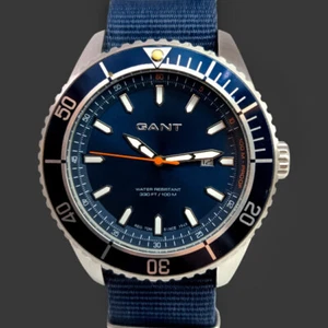Gant Seabrook Military Blue Nylon W70632 Quartz Watch #65012 - Picture 1 of 11