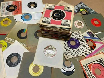 x16 LOT Rock Pop Soul Jazz 1950-70s Records 7" Single 45 rpm Jukebox w/ Sleeves - Image 1 of 2