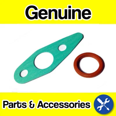 Genuine Volvo Turbo Oil Drain Tube Pipe Seal + Gasket - Image 1 of 3