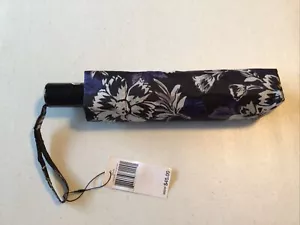 Vera Bradley Frosted Floral Umbrella One Touch Automatic Open Folding - Picture 1 of 3