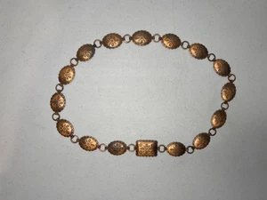 Vintage 1980’s Native American Concho hammered copper belt 32” - Bild 1 von 4