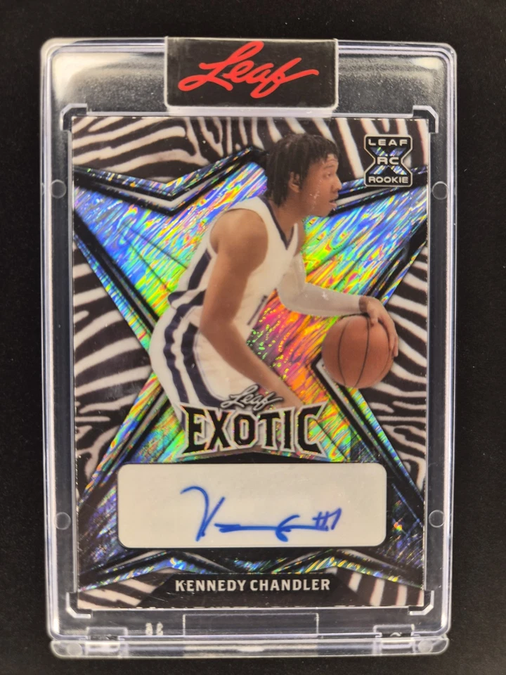2022-23 Leaf Exotic Kennedy Chandler /8 - Image 1 of 2
