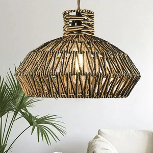 Pendant Lampshade Accessories Handmade Woven Lamp Shade Kitchen Island - Picture 1 of 7