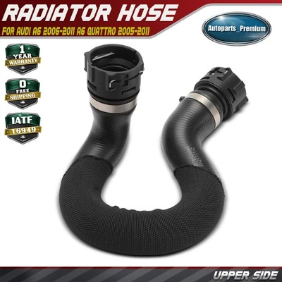 Upper Side Radiator Coolant Hose for Audi A6 2006-2011 A6 Quattro 2005-2011 GAS - Image 1 of 4