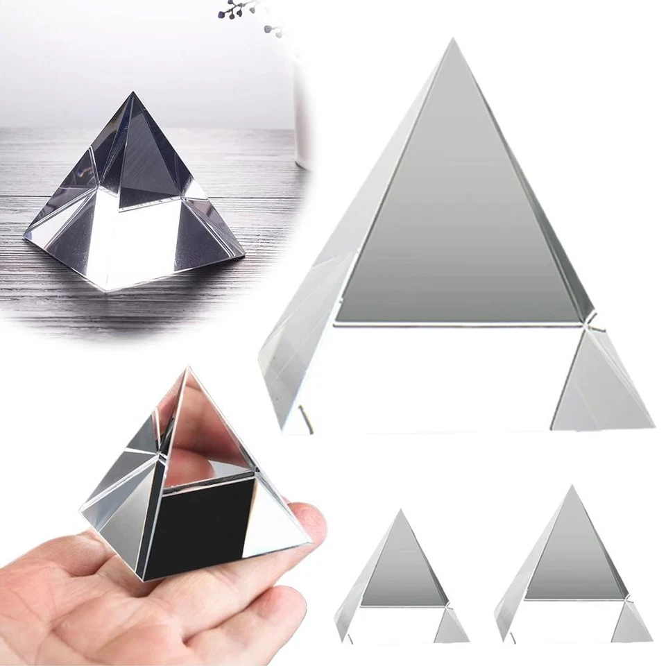 Vetro ottico trasparente arcobaleno rettangolare poliedrico divulgazione W3Q E8O - Immagine 1 di 4