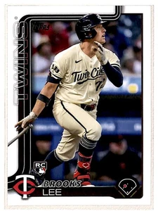 Topps Brooks Lee RC 2025 Minnesota Twins #317 - Imagen 1 de 2
