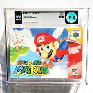 SUPER MARIO 64 Nintendo 64 WATA 9.0 CIB Complete Box 1st Print 1996 - 9.2 Manual - Picture 1 of 10