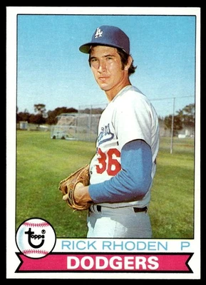 1979 Topps Rick Rhoden Los Angeles Dodgers #145 - Image 1 of 2