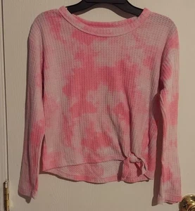 So pink tie dye long sleeve shirt - Picture 1 of 3