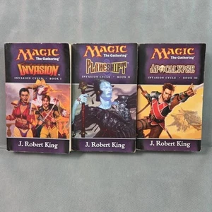Magic The Gathering Invasion Cycle Set 1 - 3 Mtg Book Lot Apocalypse Planeshift - Bild 1 von 6