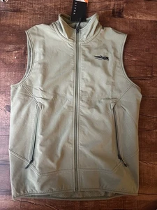 Sitka Alpha Fleece Vest - Olive Green - Mens M - Picture 1 of 3