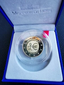 France 2009 Proof coin 2 euro "10 years of economic and monetary union (EMU)" - Picture 1 of 5