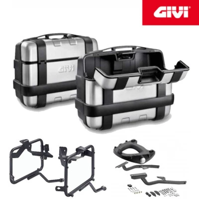 VALIGIE LATERALI + TELAI [GIVI] TRK33 - BMW F 650 GS 2008 2009 2010 2011 Foto 1 de 3