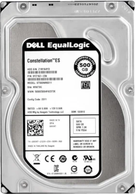Hard Drive Dell 06VVK7 ST500NM0011 500GB 7200RPM 64MB SATA III 3.5" Inch - Image 1 of 3
