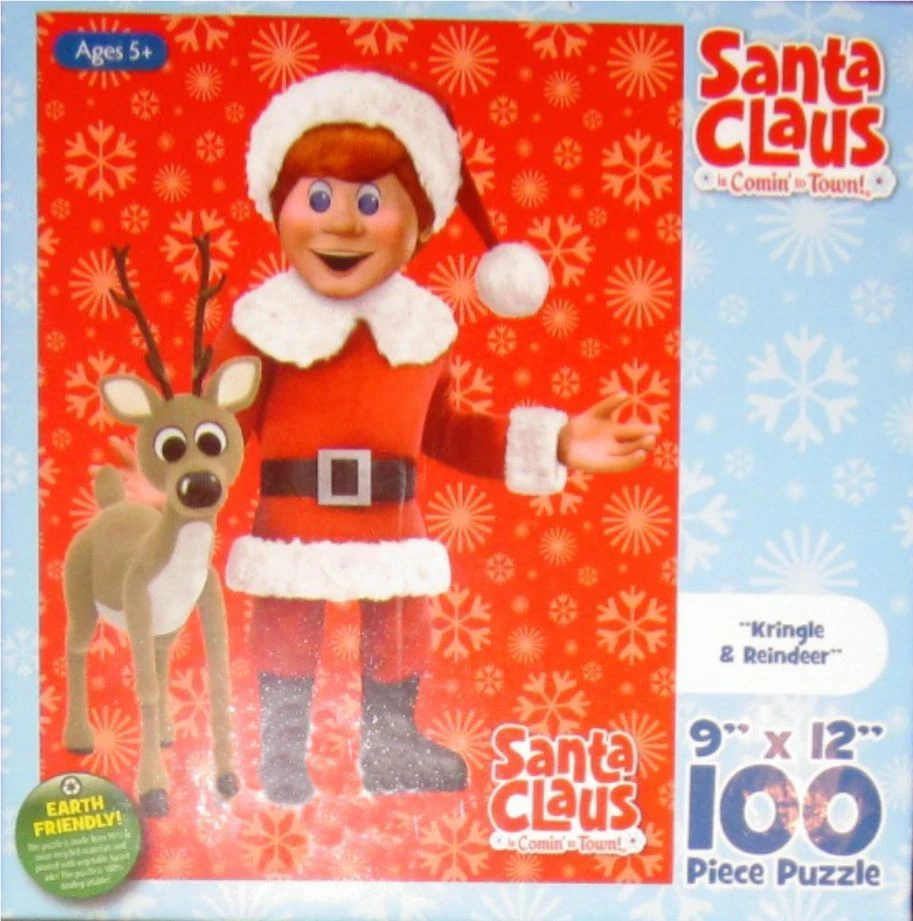 Santa Claus is Comin to Town Kringle & Reideer 100 件 2011 拼图新品 — 第 1/1 张图片