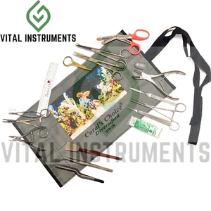 Coral Propagation Fragging Kit Set Hard Soft Freshwater Reef 16 Tools Grey Case - Picture 1 of 2