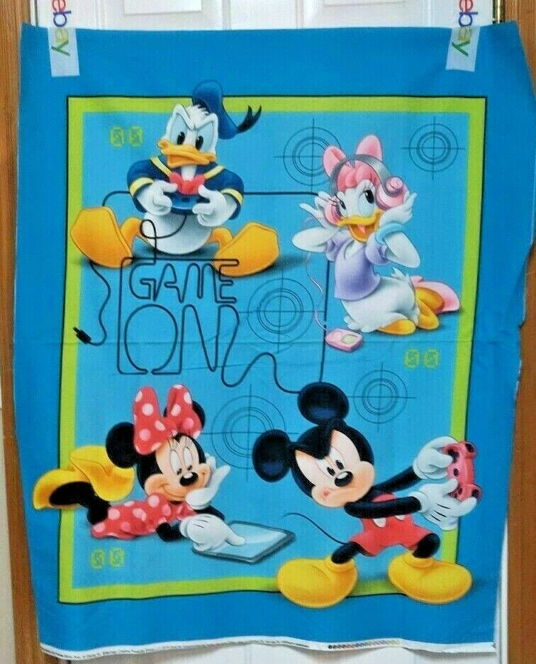 Disney Mickey & Friends Game Over Panel by Springs Creative   LAST PANEL LEFT - Image 1 of 1