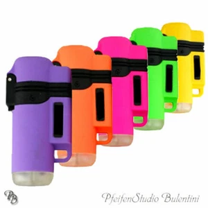 Briquet de Tempête Turbo Briquet Rober 5 Couleurs Jet Flame Torch Gaz Briquet - Picture 1 of 8
