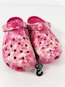 Zuecos clásicos Crocs para mujer talla 11 tinte blanqueador rosa caramelo M 9 - Imagen 1 de 11