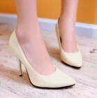Women Stilettos Pointed Toe High Heels Dress Shoes Slip On Classic Party Pumps