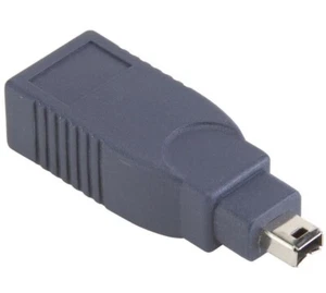 ADATTATORE FIREWIRE 4 PIN maschio a 6 PIN femmina videocamera computer cavo PC - Afbeelding 1 van 2