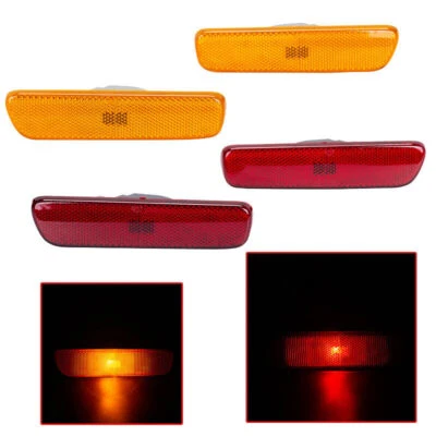 4PC Front Rear Side Marker Bumper Signal Lamp Corner Light For Lexus RX300 99-03 - Image 1 of 4
