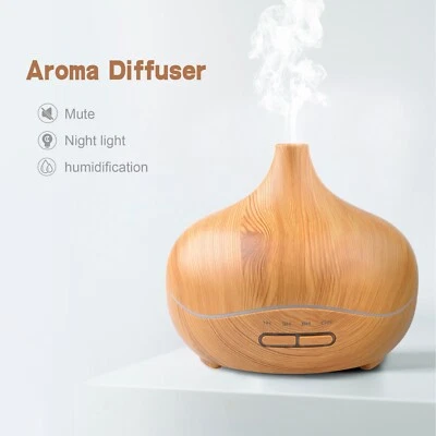 Electric Aroma Diffuser Essential Oil Diffuser Air Humidifier with 8 Color Light - Image 1 of 4