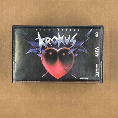 KROKUS Cassette Tape HEART ATTACK 1988 Rock Metal Rare - Image 1 of 4