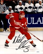 Nicklas Lidstrom Signed Detroit Red Wings Photofile 8x10 Photo JSA COA