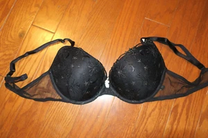 38B BRA ❤️ Body VICTORIA'S SECRET ❤️ BLack LACE OVER PUSH UP ❤️ANGEL SUPER COMFY - Picture 1 of 6