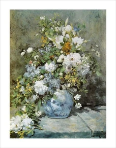 Spring Bouquet by Pierre-Auguste Renoir Giclee Canvas Print Various Sizes - Picture 1 of 1