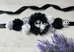 Faja de maternidad Pesadilla antes de Navidad, faja de baby shower pesadilla - Imagen 1 de 2