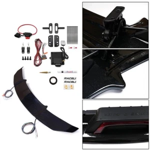 Universal Electric ABS Automatic Adjustable Rear Lift GT Tail Spoiler Wings - Picture 1 of 20