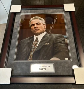 John Travolta signiert 16x20 Foto John Gotti gerahmt Promi authentisch COA - Bild 1 von 3