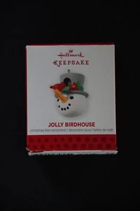 HALLMARK KEEPSAKE 2013 JOLLY BIRDHOUSE CHRISTMAS ORNAMENT - Picture 1 of 2