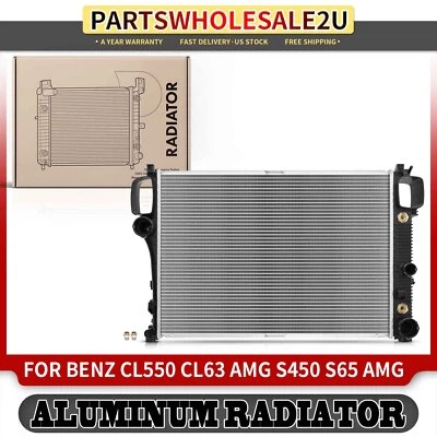 Radiator w/ Trans Oil Cooler for Mercedes-Benz CL550 CL600 CL63 AMG S450 S65 AMG - Image 1 of 4