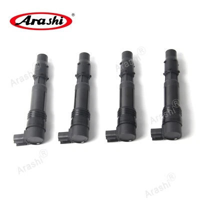 4x Ignition Coil Spark Plug Cap For Honda CBR929RR 2000 2001 CBR954RR 2002 2003 - Image 1 of 4
