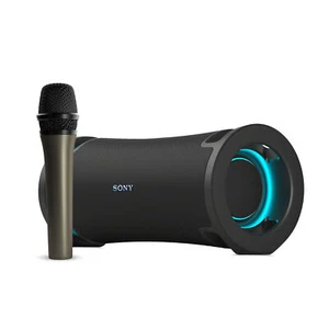 Sony ULT FIELD 7 Wireless Portable Black Speaker with Cardioid Microphone Bundle - Picture 1 of 7