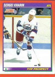 1991-92 Score Canadian English Hockey #284 Sergei Kharin TP