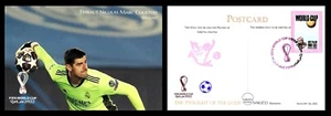 RARE Postcard 2022 FIFA World Cup QATAR Soccer Football BELGIUM Nicolas Marc - Picture 1 of 3
