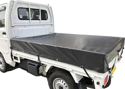 Japanese Kei Mini Truck Acty Sambar Carry Hijet Minicab Tonneau Cover Black New Foto 1 de 4