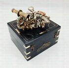 Collectible J. Scott Brass Nautical Sextant 2 Telescope for Fathers Day Gift
