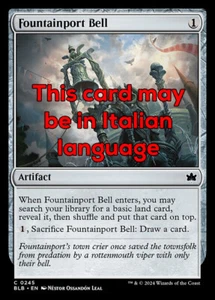 MTG FOUNTAINPORT BELL FOIL EXC - CAMPANA DI ACQUIFONTE 245 - BLB - MAGIC - Picture 1 of 1