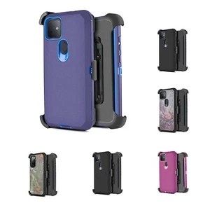 For T-Mobile Revvl 5G Shockproof Case Belt Clip Holster Heavy Duty - Picture 1 of 33
