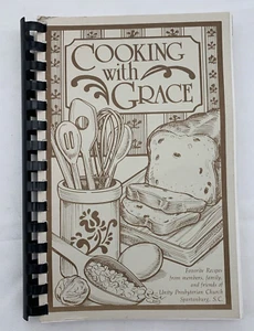 Cooking with Grace Cookbook 1985 Recipes Presbyterian Church Spartanburg SC - Imagen 1 de 7