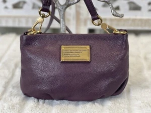 MARC BY MARC JACOBS Q Percy Small BURGUNDY Leather Crossbody Bag Classic Style - Picture 1 of 8