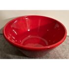 Pfaltzgraff  Nuance Red Bowl 9" x 4.50 inches  Crazing on Bottom   #1323