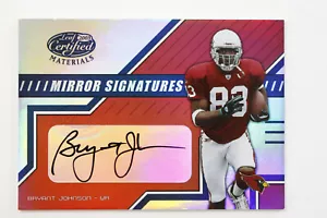 2003 Leaf Certified Materials Mirror Signatures Bryant Johnson MS-19 RC /50 - Picture 1 of 3